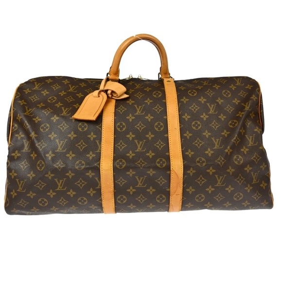 Louis Vuitton 50 Brown Monogram suitcase duffel Bag - Picture 1 of 6